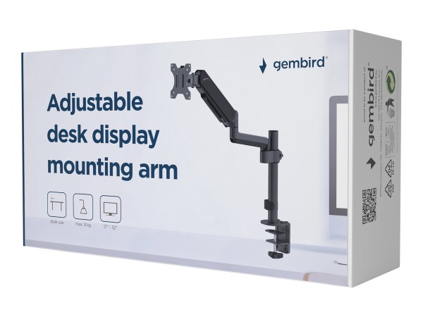 GEMBIRD GEMBIRD Verstellbarer Display-Montagearm, 17 32 Zoll, 9 kg