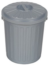 keeeper Abfalltonne Mini-Tonne "mats", 7 Liter, silber