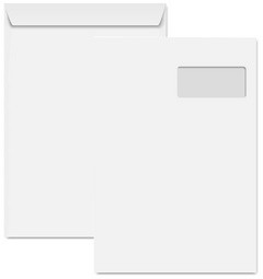 Clairalfa Versandtaschen C4, 229 x 324 mm, weiß
