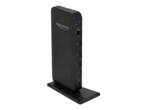 DELOCK USB Type-C DP 1.4 Dockingstation 4K - HDMI / DP 1.4 / USB 3.2 / LAN 87746