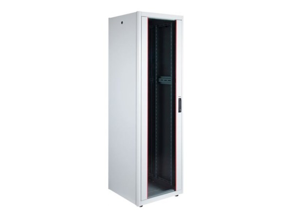 EQUIP EQUIP Serverschrank 19"  42U 600x600mm Glastür   grau