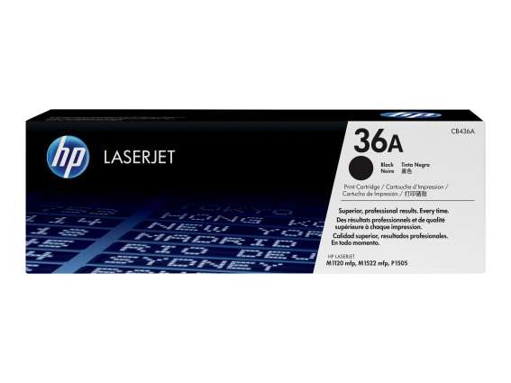 HP 36A Schwarz LaserJet Tonerpatrone (CB436A) CB436A