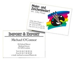 sigel PC-Visitenkarten, 85 x 55 mm, 190 g/qm, hochweiß
