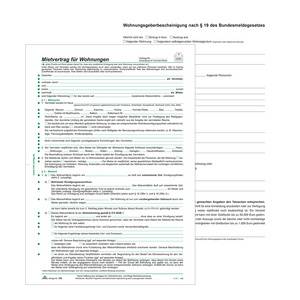 RNK Verlag Vordruck Mietvertrag für Wohnungen, DIN A4 525 | edigitech.de