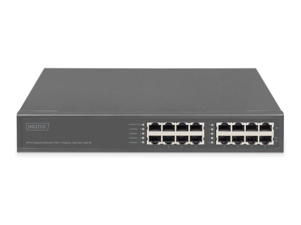 DIGITUS DIGITUS Gigabit Ethernet PoE+ Injector Hub