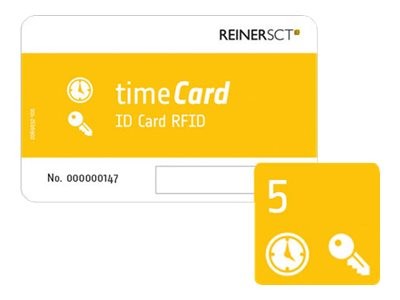 REINER SCT timeCard RFID Chipkarten 5 DES 2749600-359