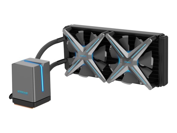 INTERTECH Inter-Tech Kühler ALSEYE AiO-Wasserkühlung X240 2x120mm 88885494