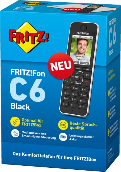 AVM FRITZ!Fon C6 Black 20002964