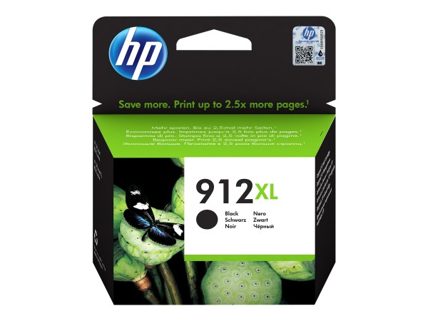 HP 912XL High Yield Black Ink 3YL84AE#BGX