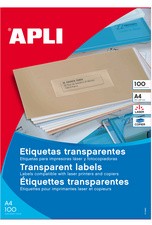 agipa Wetterfeste Etiketten, 210 x 297 mm, transparent