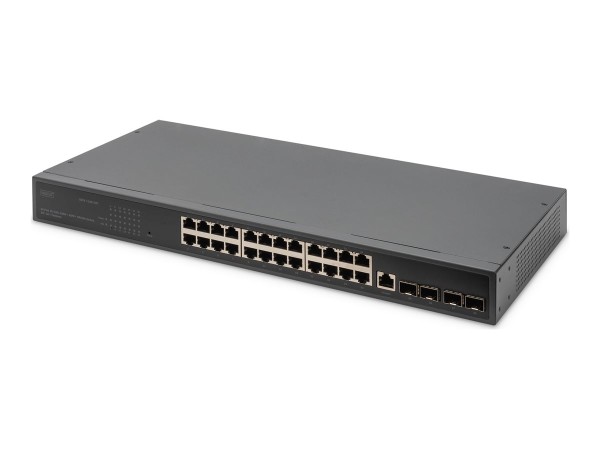 DIGITUS DIGITUS 24 Port GE 4 SFP+ UPLINK L3 Switch 24 Port 10/100/1000+4SFP+ UPLINK Switch