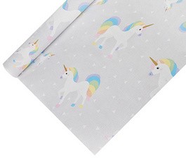 PAPSTAR Motiv-Tischdecke "Unicorn", lackiert