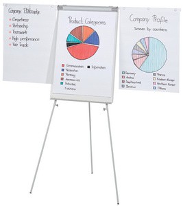 FRANKEN Flipchart "ECO Standard", 680 x 1.050 mm, hellgrau