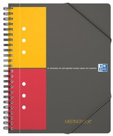 Oxford International Collegeblock "MEETINGBOOK", kariert, A5