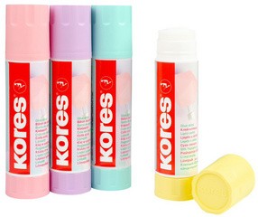 Kores Klebestift "Pastel", 20 g, lösungsmittelfrei