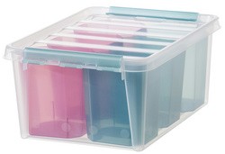 smartstore Aufbewahrungsbox COLOUR 15, mit Einsatz, 14 Liter