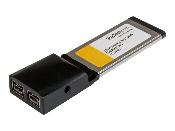 STARTECH.COM 2 Port IEEE 1394b FireWire ExpressCard Laptop Schnittstellenka EC1394B2