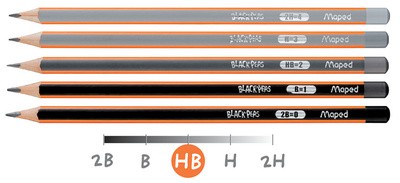 Maped Bleistift BLACK'PEPS, Härtegrad: HB