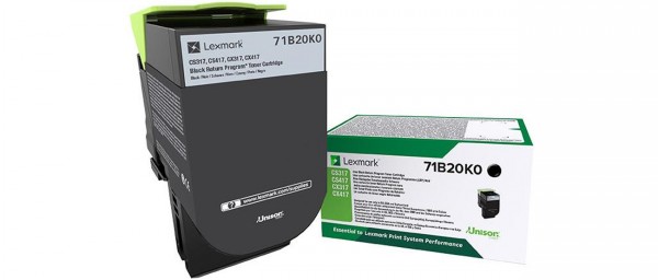 LEXMARK CS/CX 317, 417, 517 Rückgabe-Tonerkasset 71B20K0