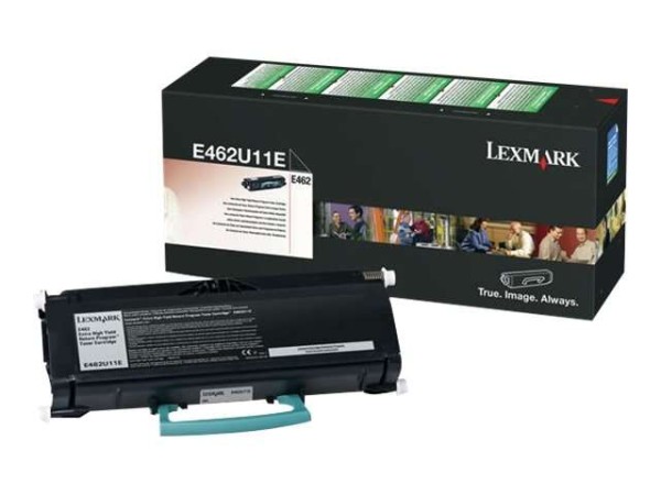 LEXMARK Besonders hohe Ergiebigkeit Schwarz Tonerpatrone LCCP, LRP E462U11E