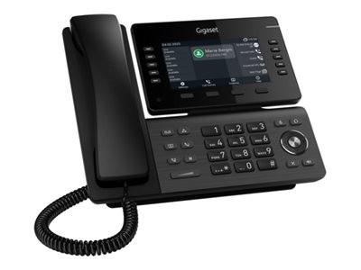 GIGASET GIGASET P855BW IP PRO IP Tischtelefon 12.7 cm 5 Zoll TFT-Farbdisplay 3x USB Bluetooth WLAN Anschluss
