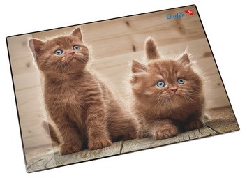 Läufer Schreibunterlage Neugierige Kätzchen, 400 x 530 mm
