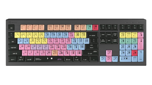 LOGIC-KEYBOARD ASTRA 2 Tastatur USB AZERTY Englisch Schwarz LKB-PT-A2M-FR
