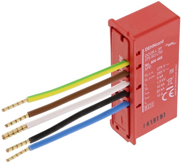 DEHN DEUTSCHLAND DEHN DCOR L 3P 275 SO LTG Überspannungsableiter Typ 2 DEHN 900445