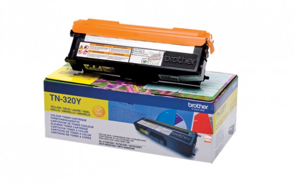 Brother TN320Y Toner 1500Seiten Gelb