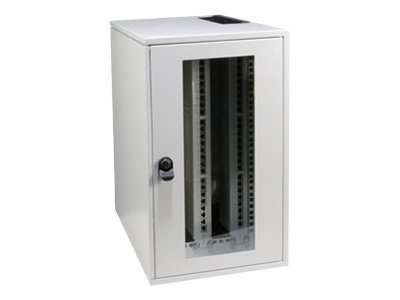 EFB-ELEKTRONIK Elektronikwandgehäuse 6HE fest, 1teilig, RAL7035, Vertikal 691706V