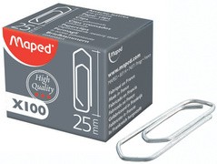 Maped Büroklammern, galvanisiert, 32 mm, Kleinpackung