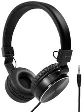 LogiLink Stereo Kopfhörer, faltbar, schwarz/blau