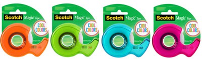 3M Scotch Handabroller Magic, bestückt, farbig sortiert