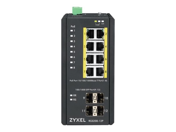 ZYXEL Switch / 12-port / Managed / POE RGS200-12P-ZZ0101F
