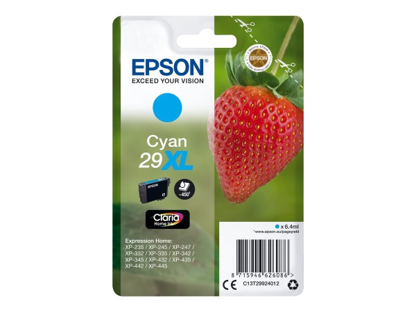 EPSON EPSON 29XL XL Cyan Tintenpatrone
