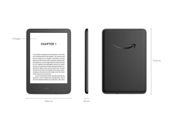 AMAZON Kindle 6" 16GB Black No Ads (2024) B0CP32JG8B