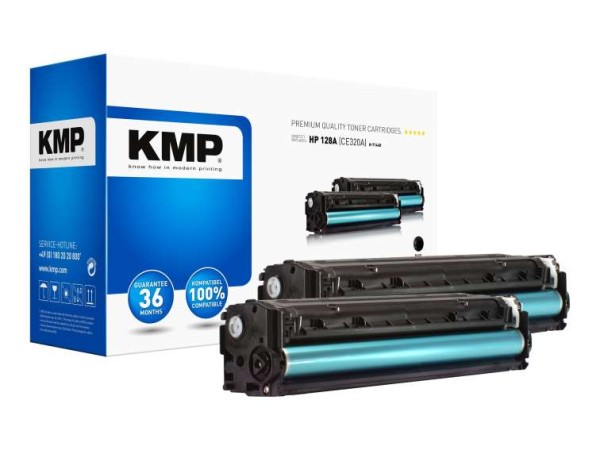KMP Toner HP Doppelpack CM1415/CP1525 komp. black H-T144D 1227,0021