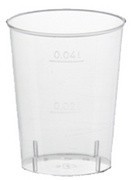 STARPAK Kunststoff-Schnapsglas, 4 cl, glasklar