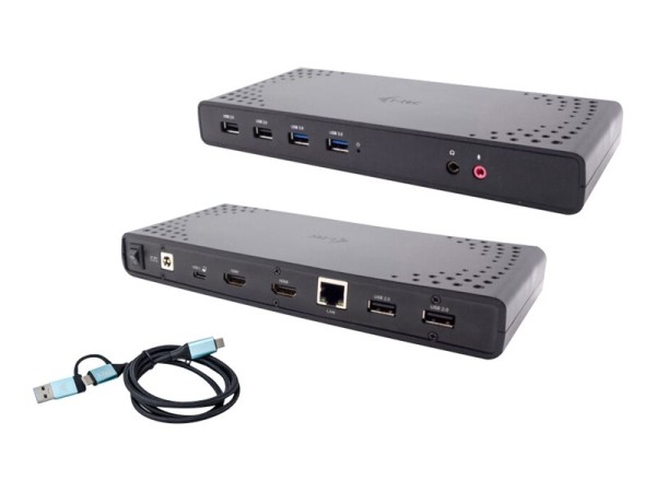 I-TEC I-TEC Dual DockingStation 2x HDMI 1x GLAN 2x USB 3.2 Gen.1 4x USB 2.0