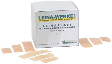 LEINAPLAST Pflaster 1 m x 6 cm, elastisch, hautfarben