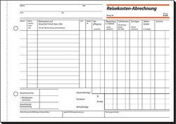 sigel Formularbuch "Reisekostenabrechnung", A4, 50 Blatt