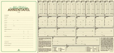 RNK Verlag Ahnentafel "Meine Vorfahren", DIN A3