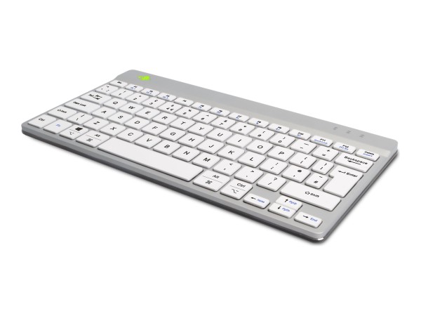 R-GO TOOLS Compact Break Tastatur Bluetooth QWERTY UK Englisch Weiß RGOCOUKWLWH