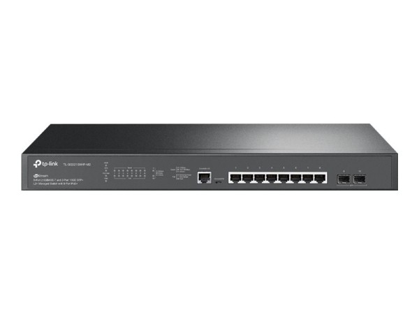 TP-LINK JetStream" 8-Port 2.5GBASE-T and 2-Port 10GE SFP+ L2+ Managed Switc TL-SG3210XHP-M2