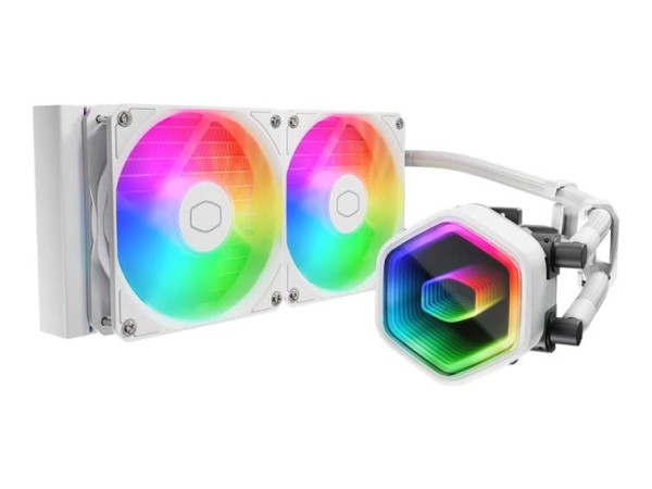 COOLERMASTER Cooler Master MasterLiquid 240 Core II White AiO-Wasserkühlung MLW-D24M-A18PA-RW