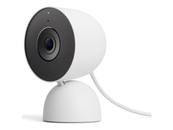 GOOGLE GOOGLE Nest Cam Indoor, Snow, Wired, 3rd gen