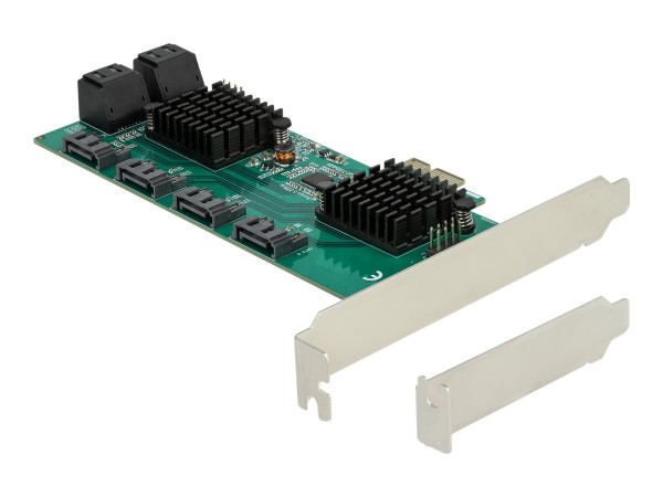 DELOCK DELOCK 8 Port SATA PCI Express x1 Karte - Low Profile Formfaktor