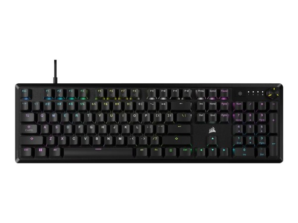 CORSAIR CORSAIR K70 - Volle Größe (100%) - Kabelgebunden - USB - Mechanischer Switch - Schwarz
