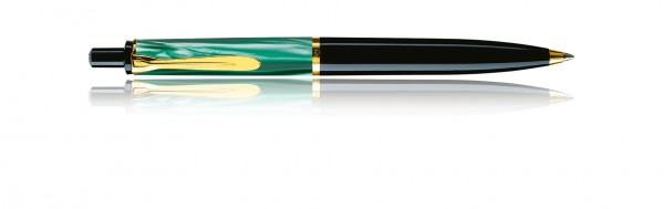 Pelikan Druckkugelschreiber K 200, grün marmoriert