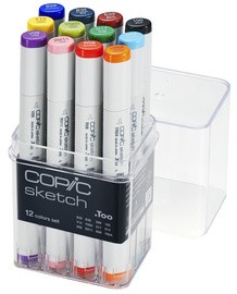 COPIC Marker sketch, 12er Set "Basis"